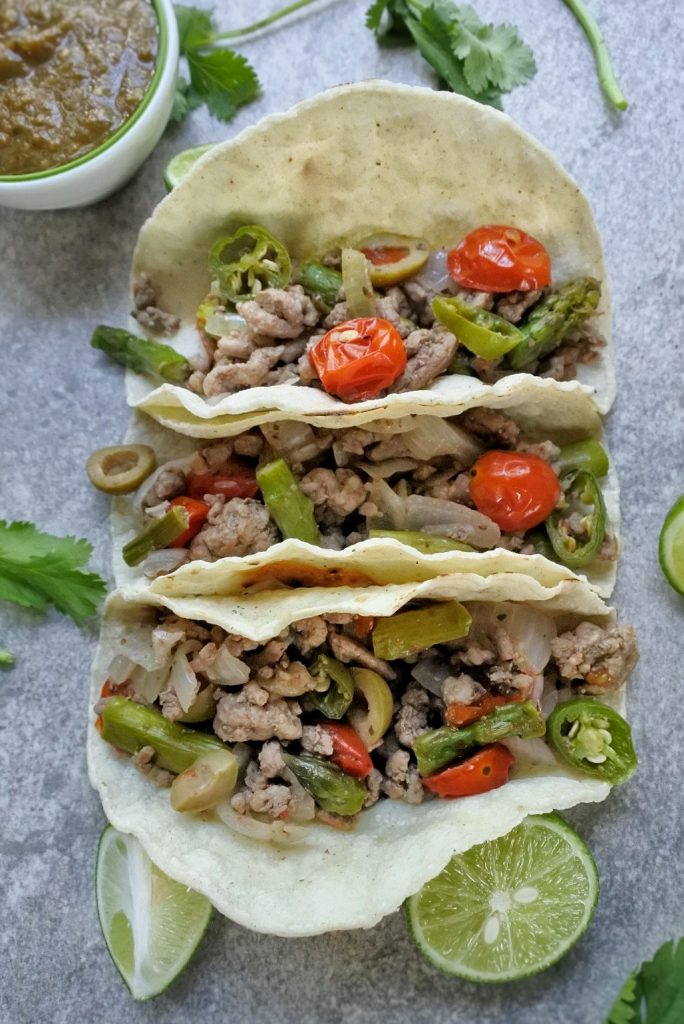 Tacos de picadillo «fancy» mexicano